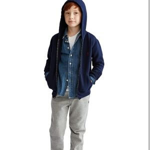 NWT Polo Ralph Lauren Boys Classic Full-zip Hoodie  - Cruise Navy